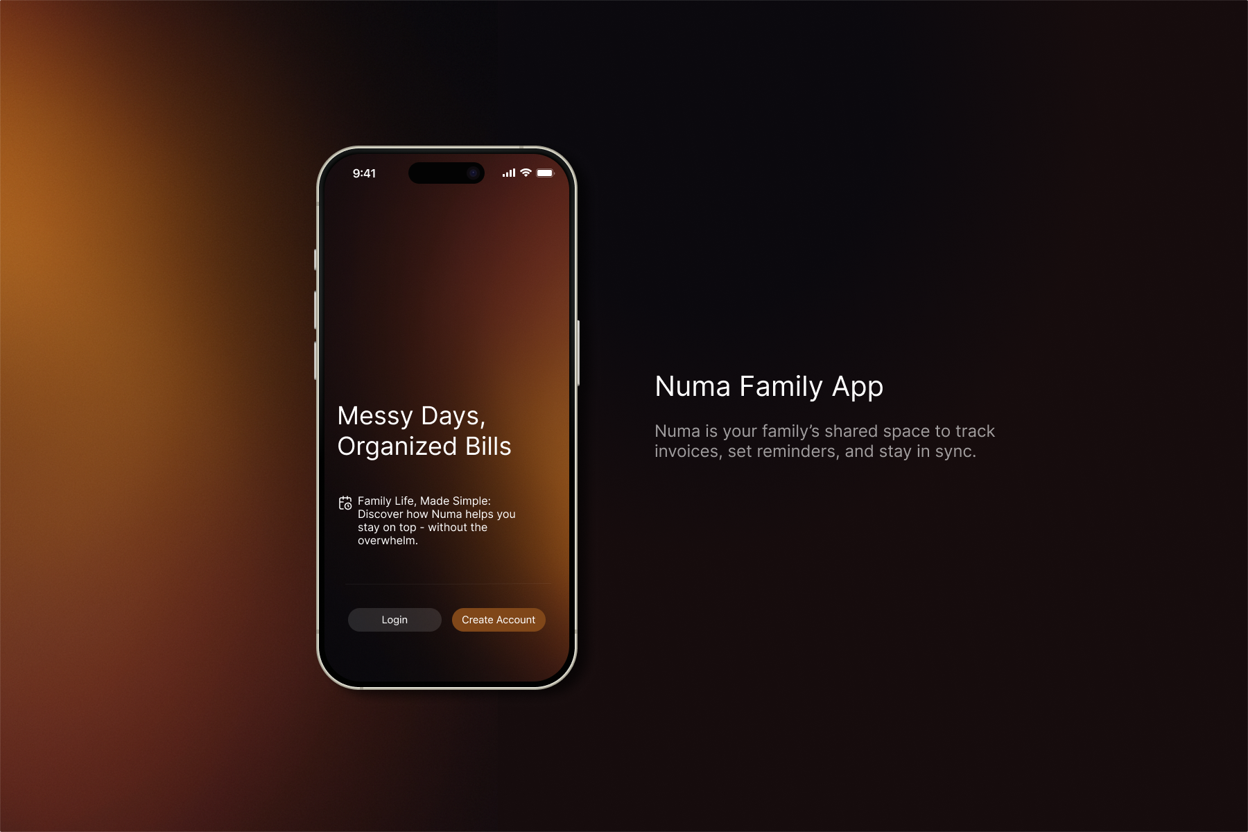 Numa – Family Finance App